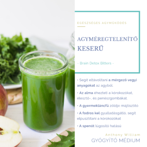 Agyméregtelenítő keserű - Brain detox bitters