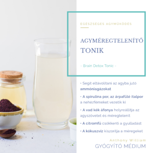Agyméregtelenítő tonik - Brain detox tonic